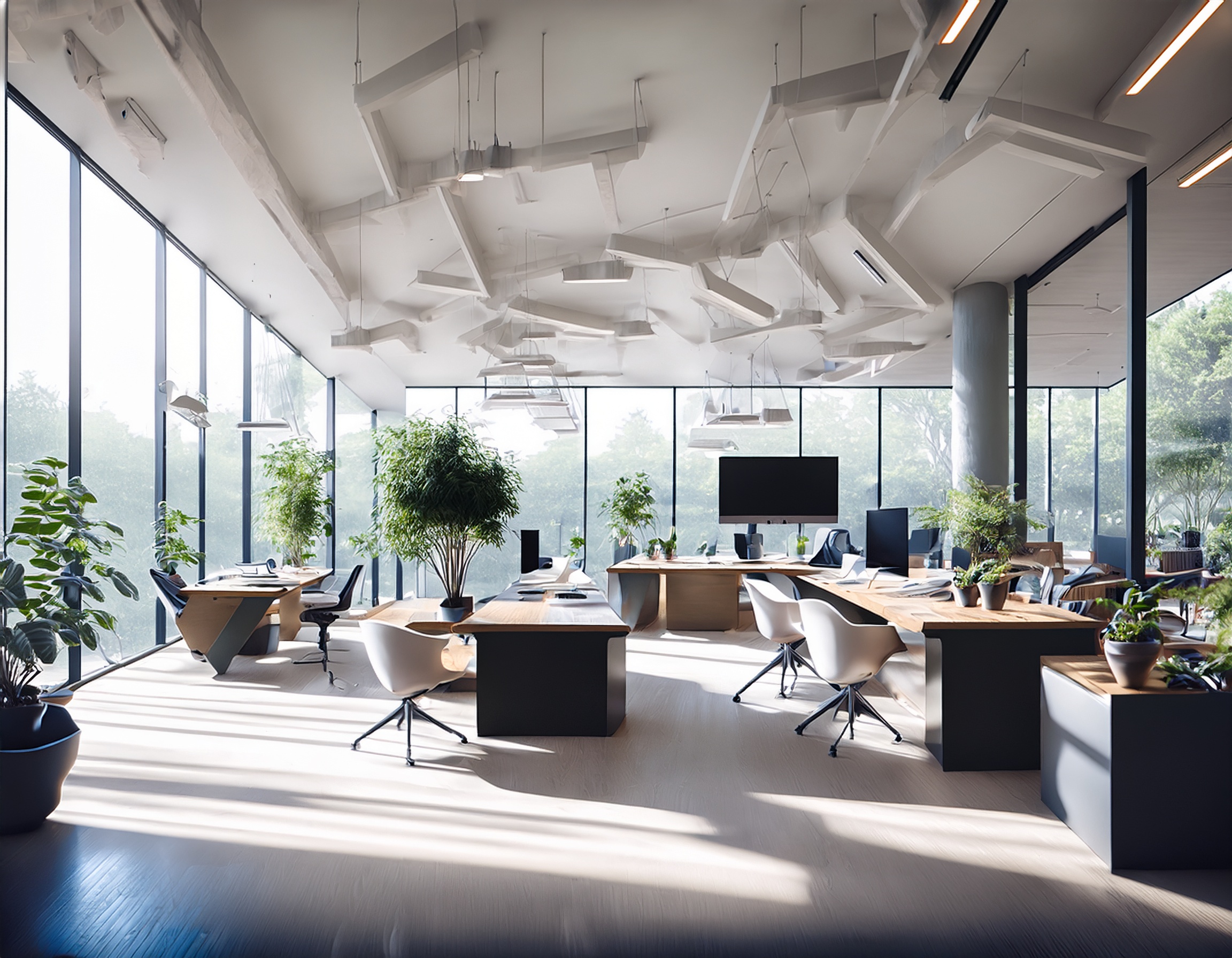 Elegantes Bürointerieur der Steuerkanzlei Jensen GmbH